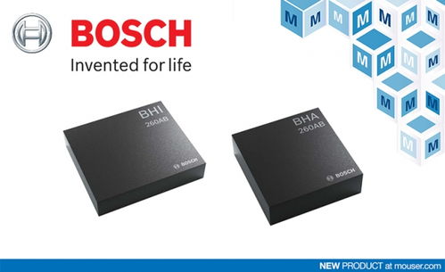 貿(mào)澤電子開售博世BHI260AB與BHA260AB智能傳感器中樞，賦能新一代電子產(chǎn)品